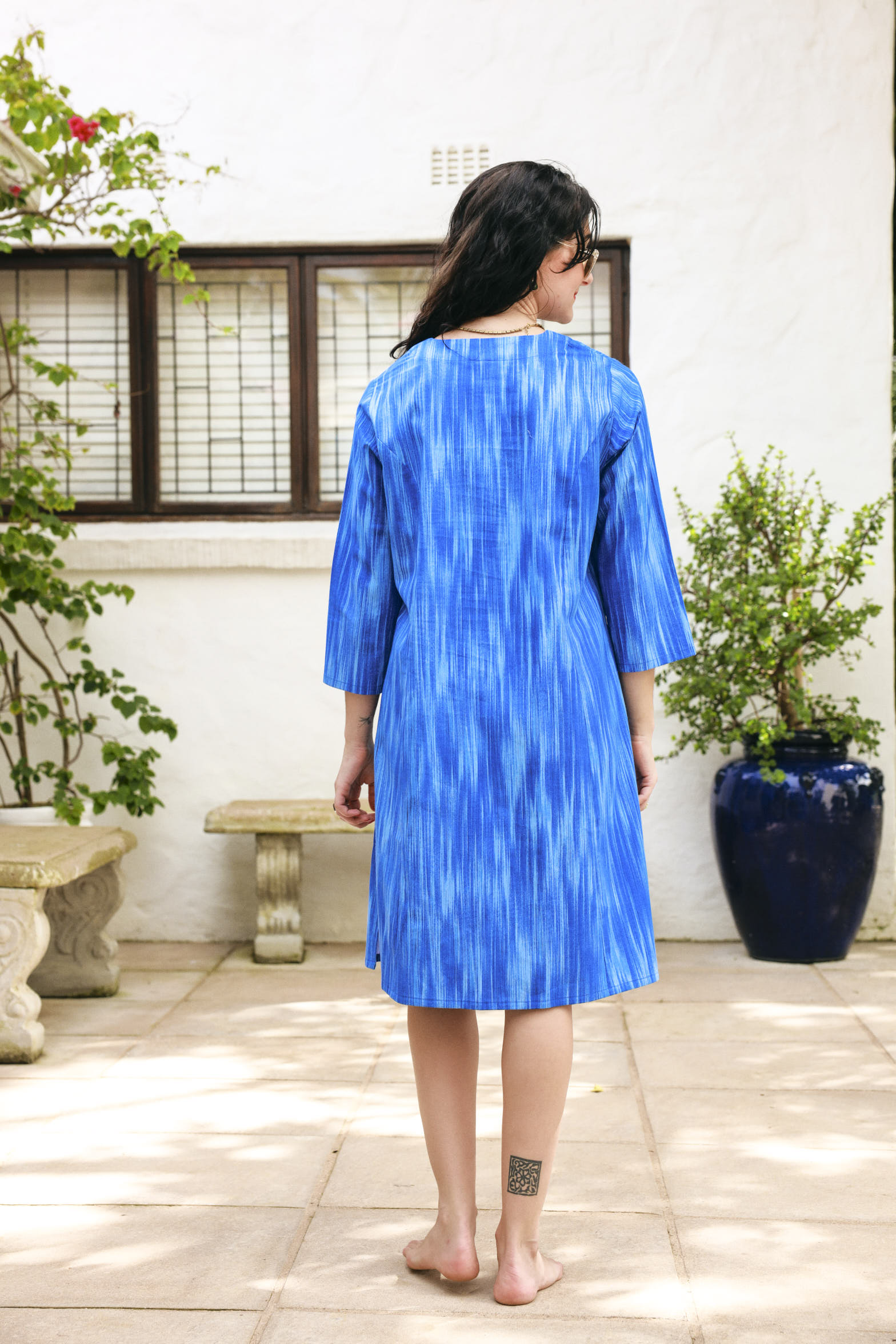 Bamboo Tunic- Beach Blue
