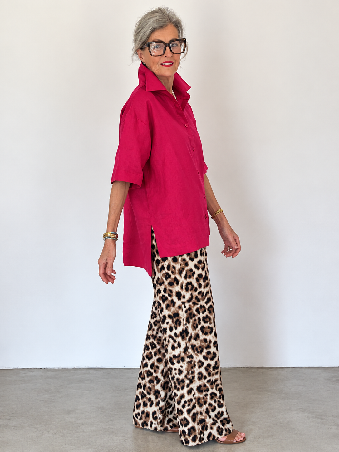 Classic Shirt (short)- Pink