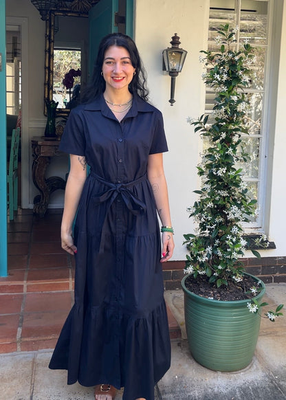 Camellia Dress- Navy
