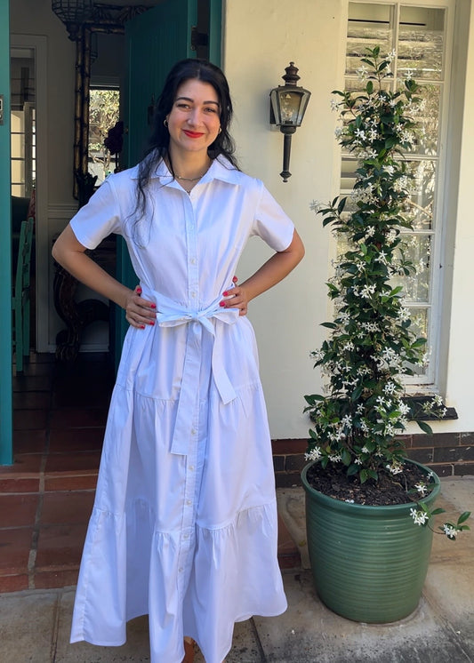 Camellia Dress- White