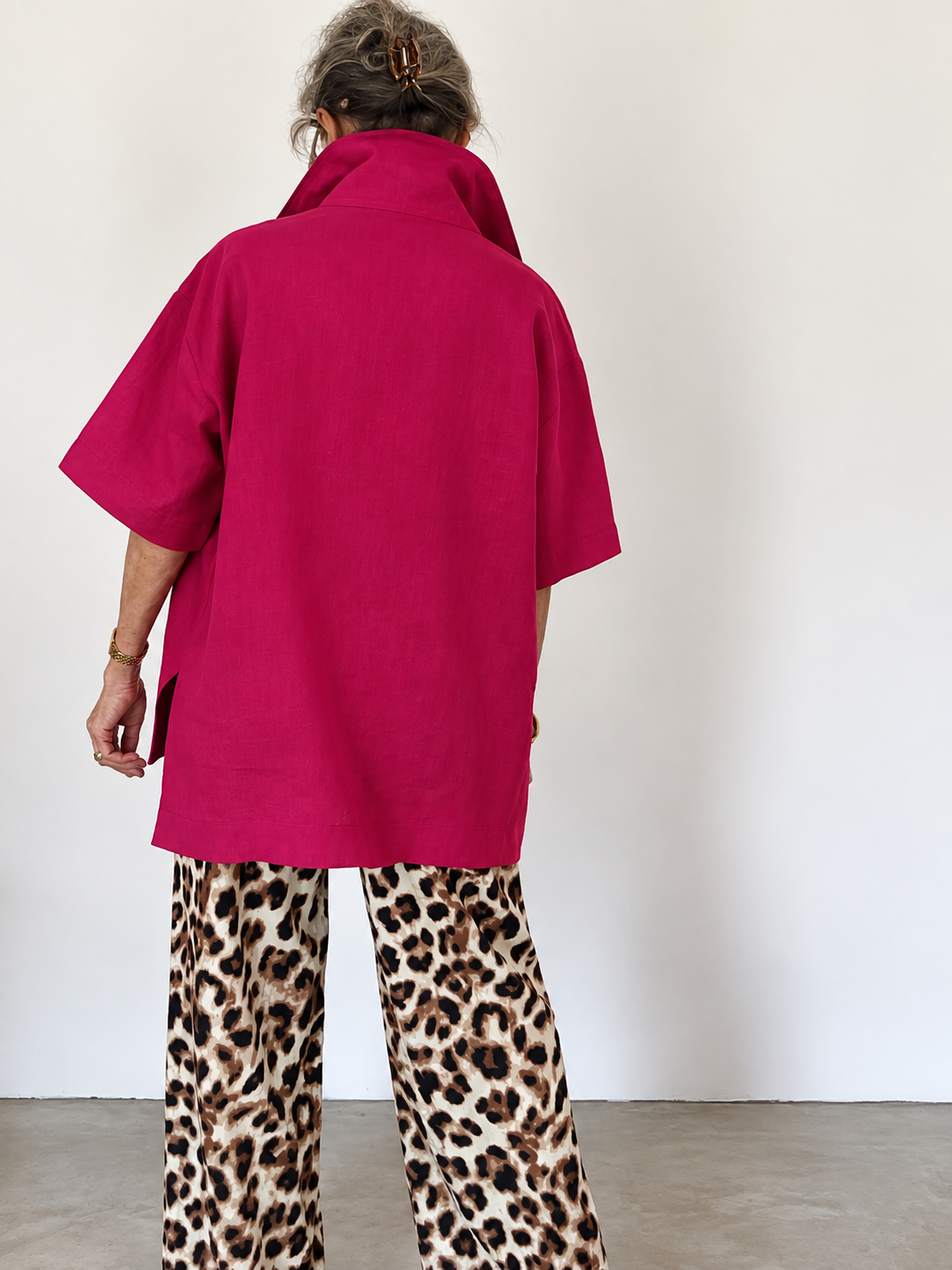Classic Shirt (short)- Pink