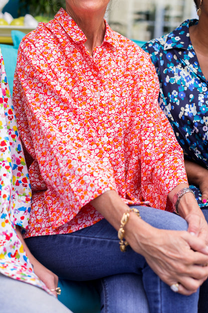 Begonia Blouse- Orange