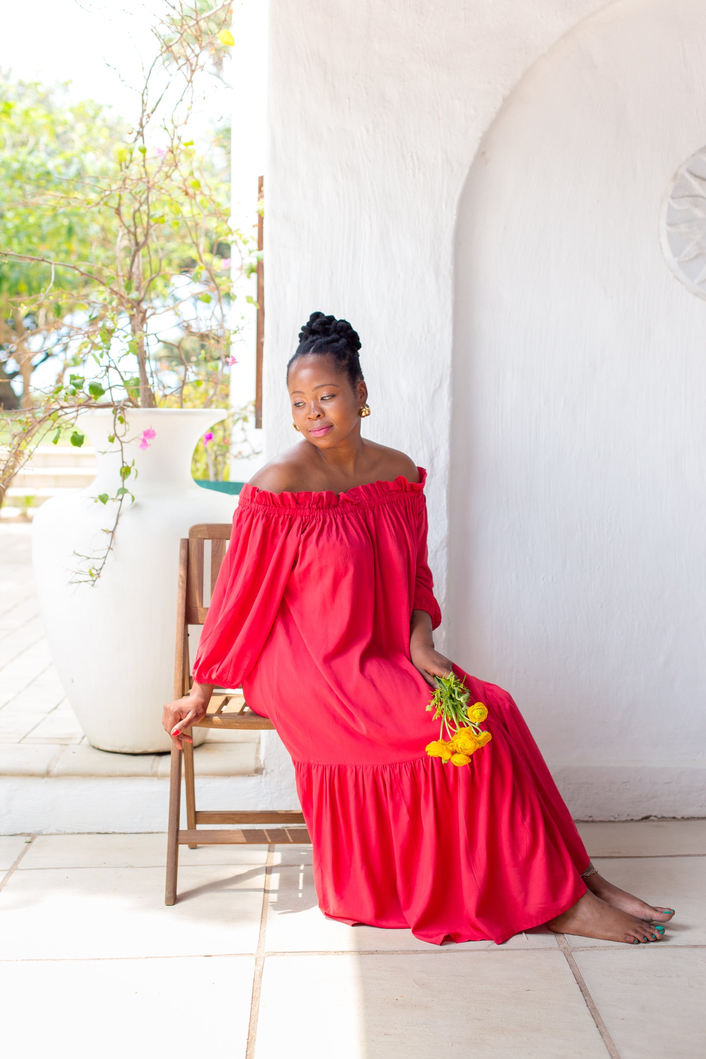 Baobab Dress- Red