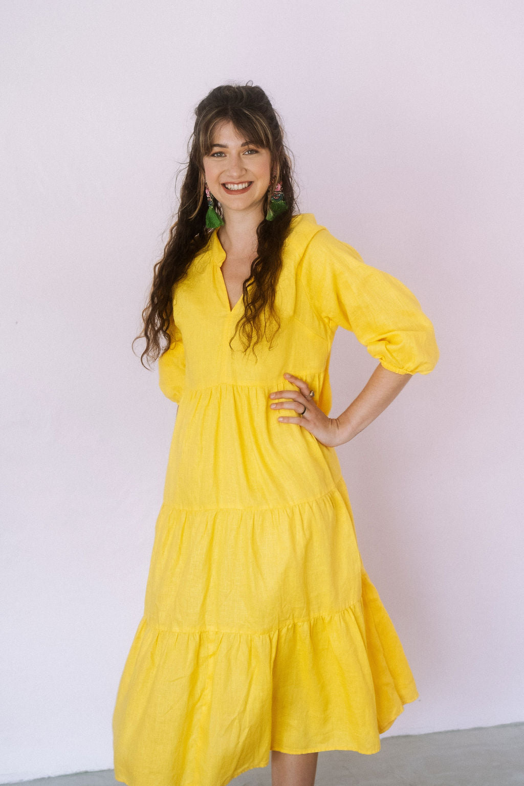 Poppy Dress- Yellow