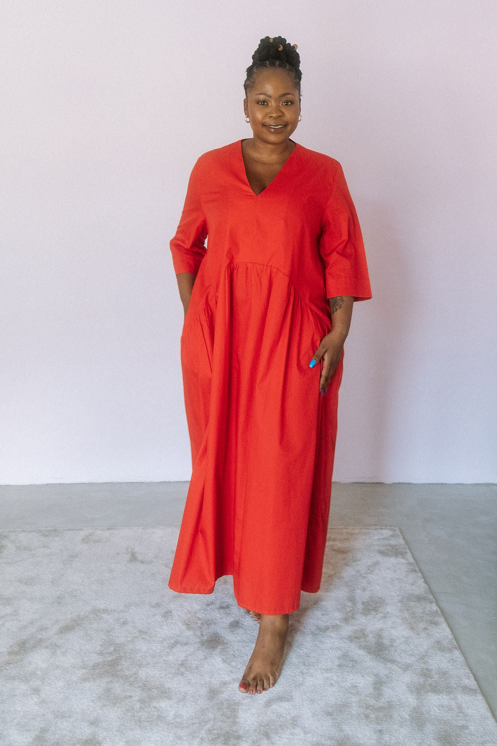 Lala Rivers Lala Dress- Red – River Indigo SA