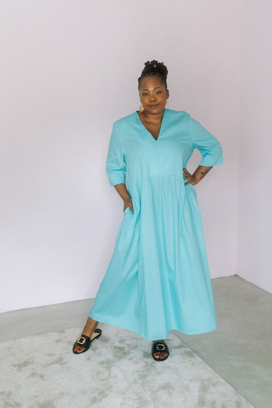 Lala Dress- Turquoise