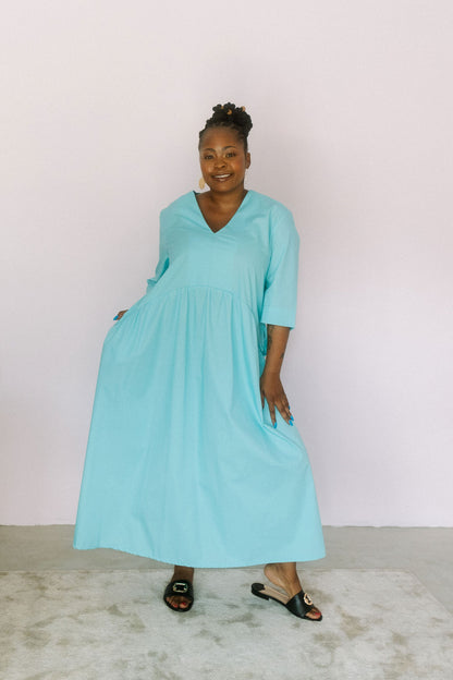 Lala Dress- Turquoise