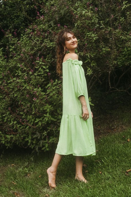 Baobab Dress- Lime River Indigo SA Baobab Dress- Lime River Indigo SA
