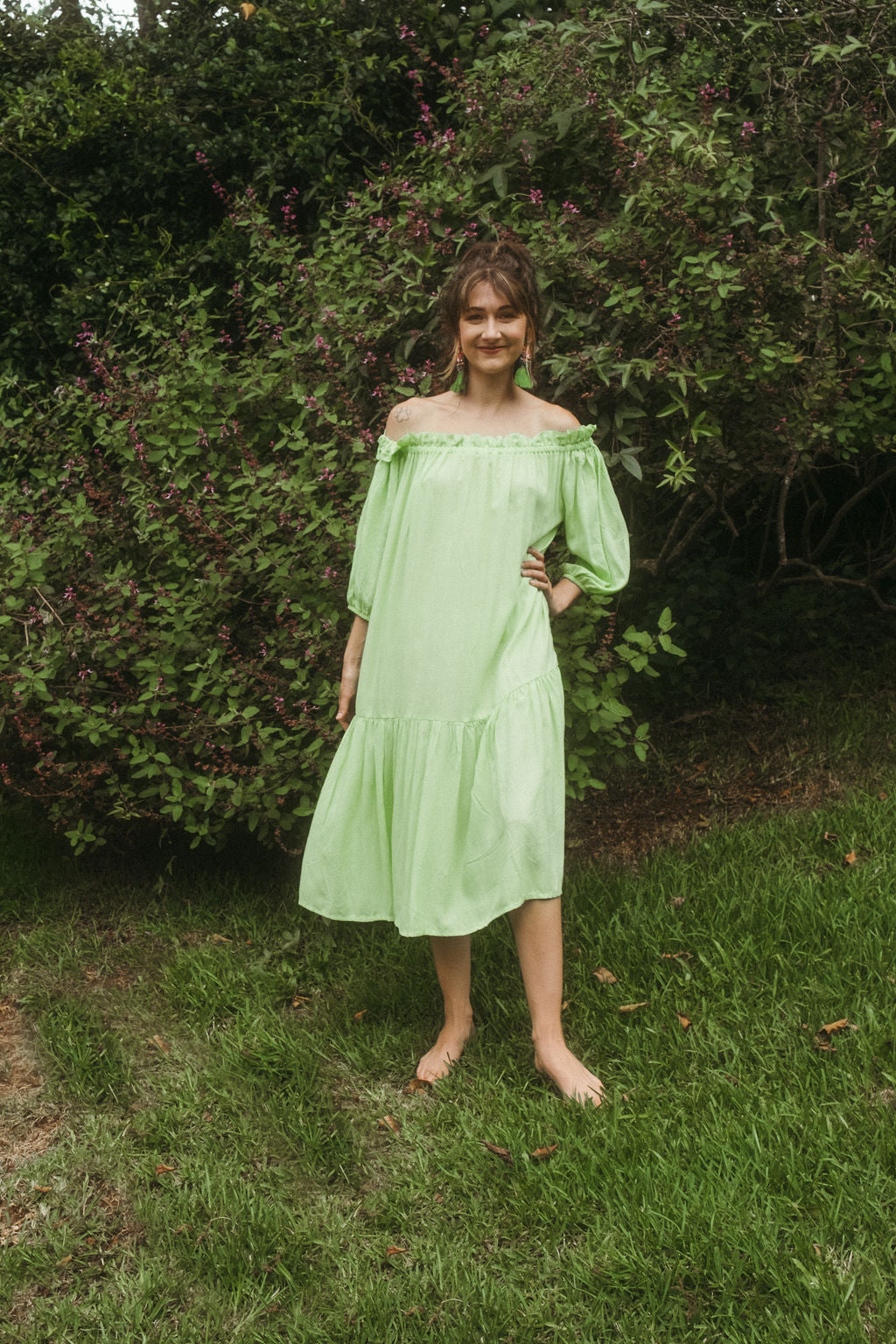 Baobab Dress- Lime