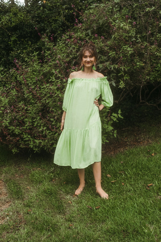 Baobab Dress- Lime