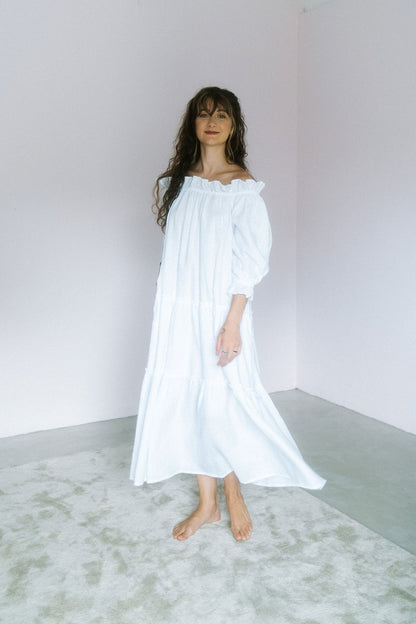 Marula Dress- White