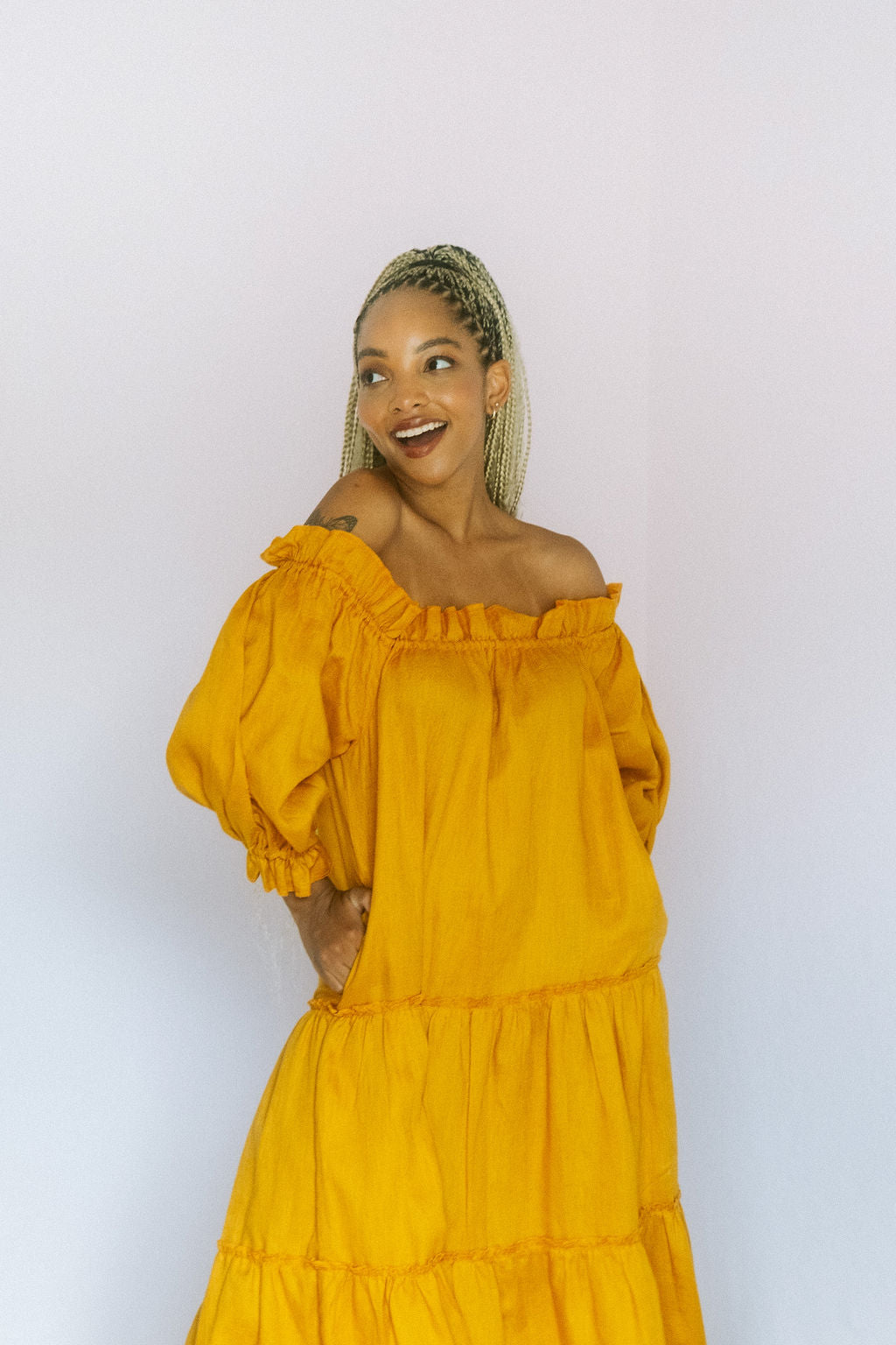 Marula Dress- Tumeric