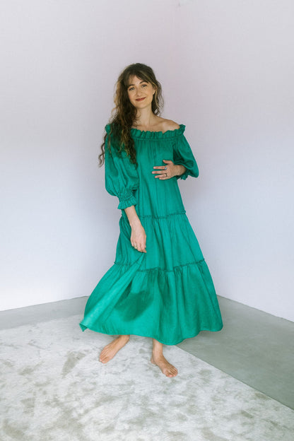 Marula Dress- Emerald