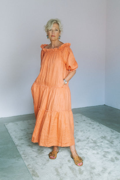 Marula Dress- Terracotta