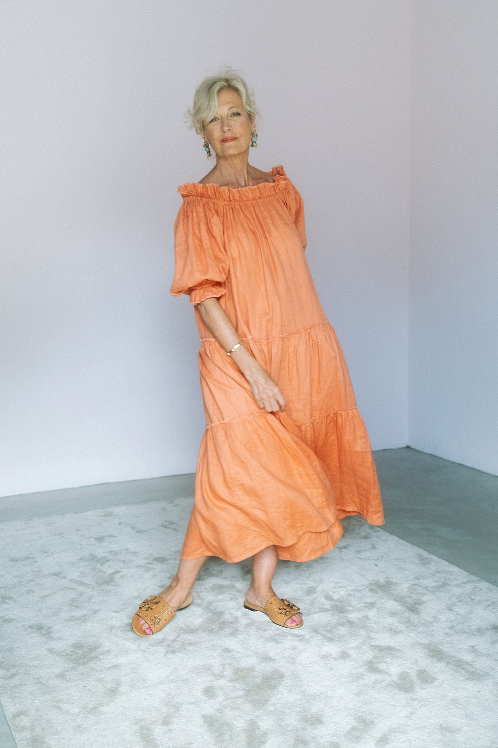 Marula Dress- Terracotta