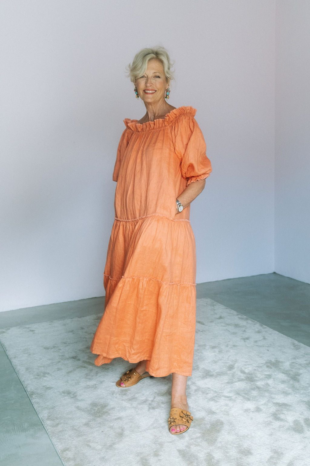 Marula Dress- Terracotta