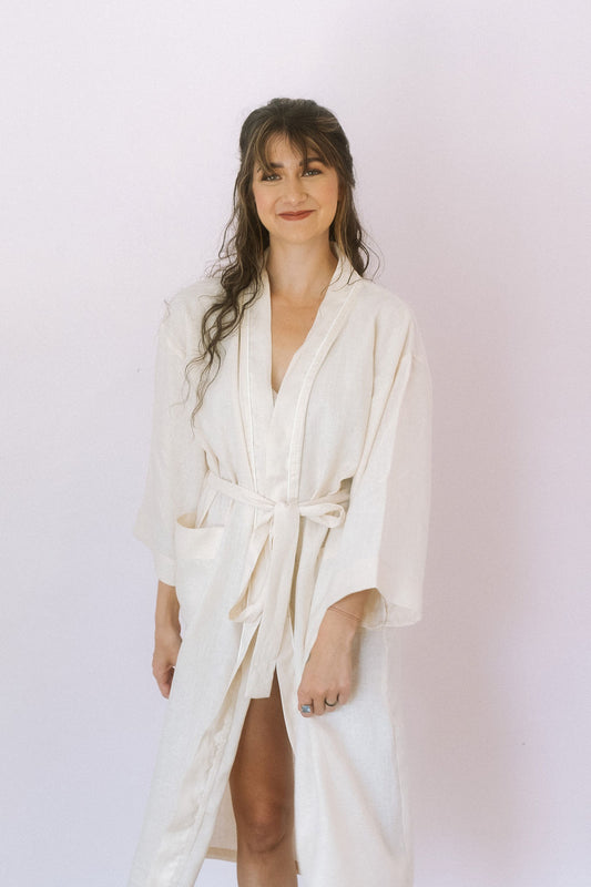 Linen Luxury Gown