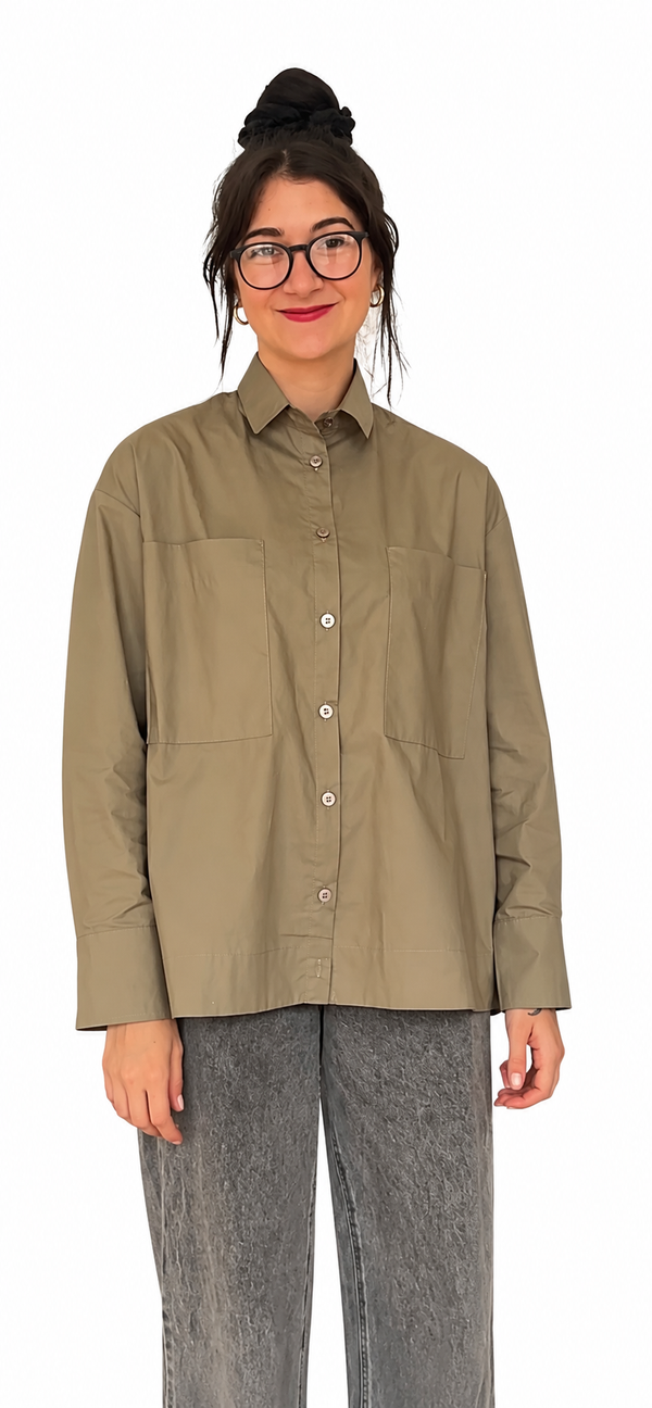 Rosemary Shirt- Army Green