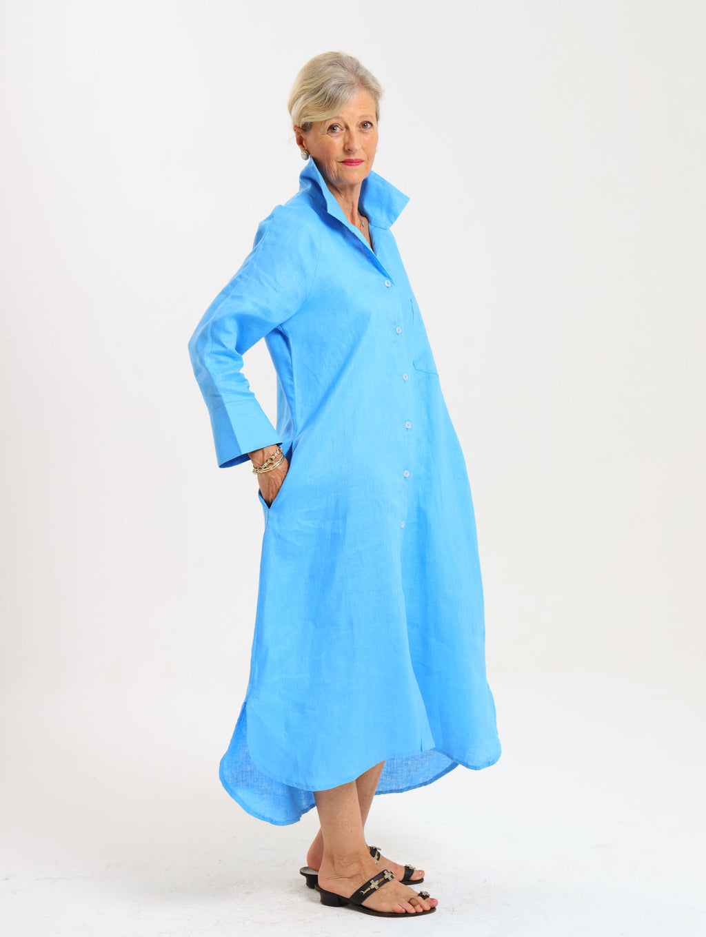 River Indigo Dress- Blue