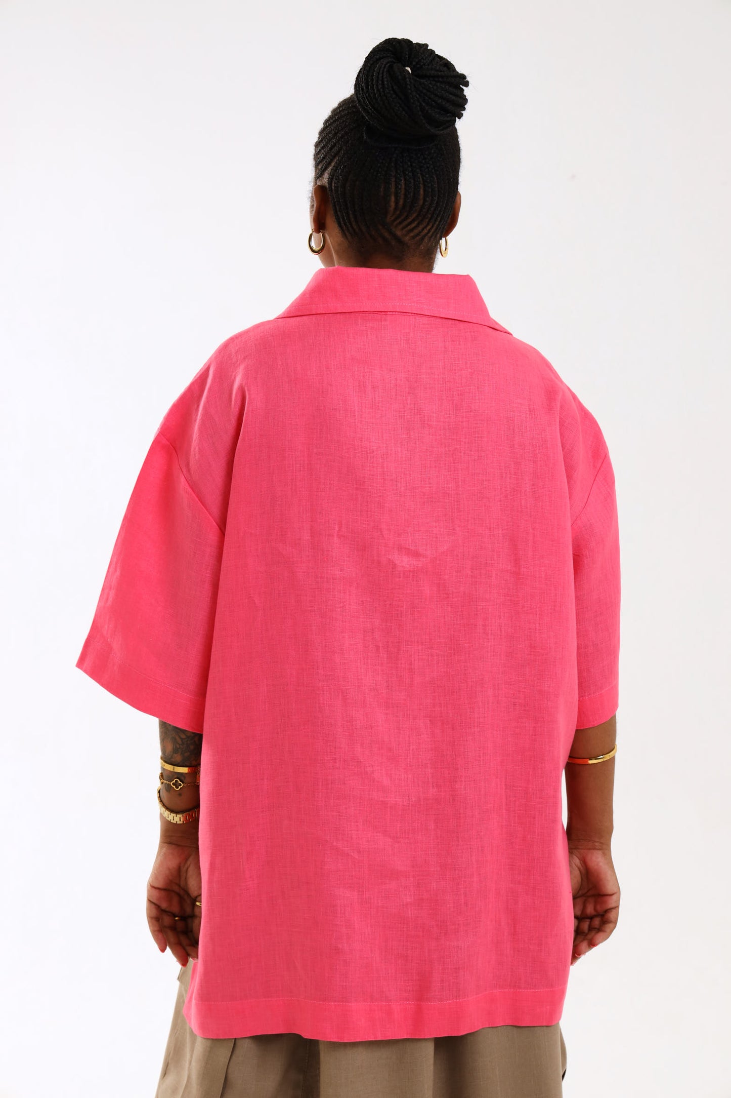 Classic Shirt (short)- Coral