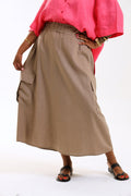 Cargo Skirt- Cafe