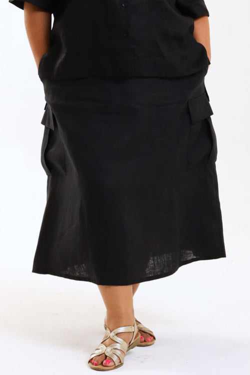 Cargo Skirt- Black