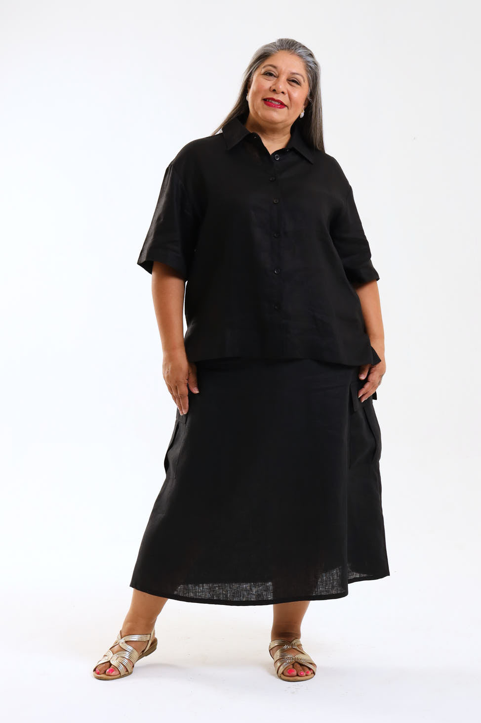 Cargo Skirt- Black