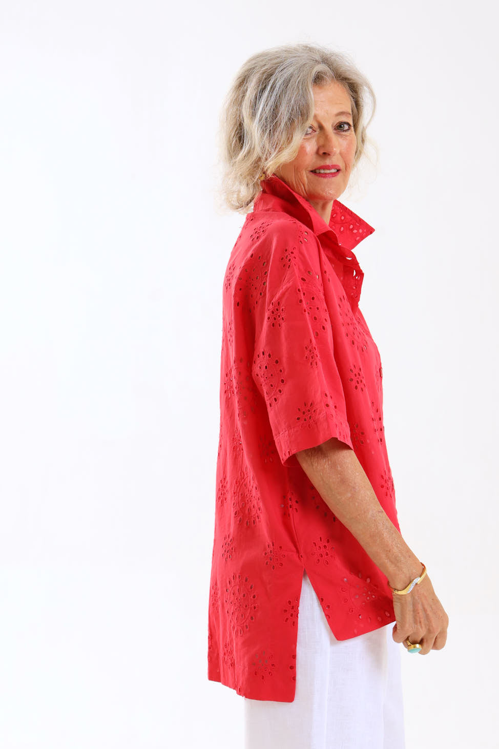 Classic Shirt (short)- Coral
