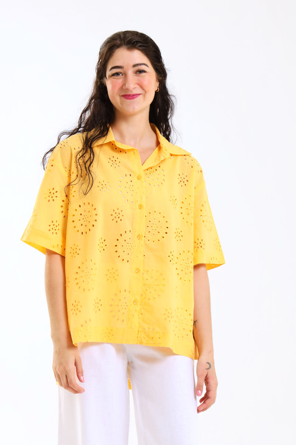 Classic Shirt (short)- Yellow