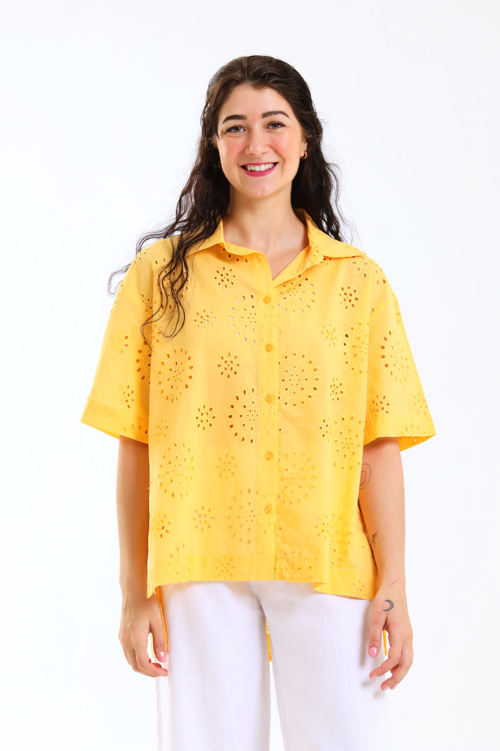 Classic Shirt (short)- Yellow