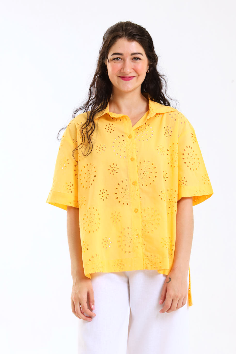 Classic Shirt (short)- Yellow