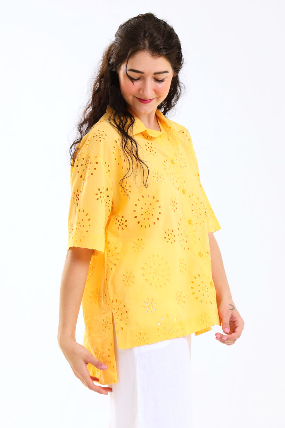 Classic Shirt (short)- Yellow
