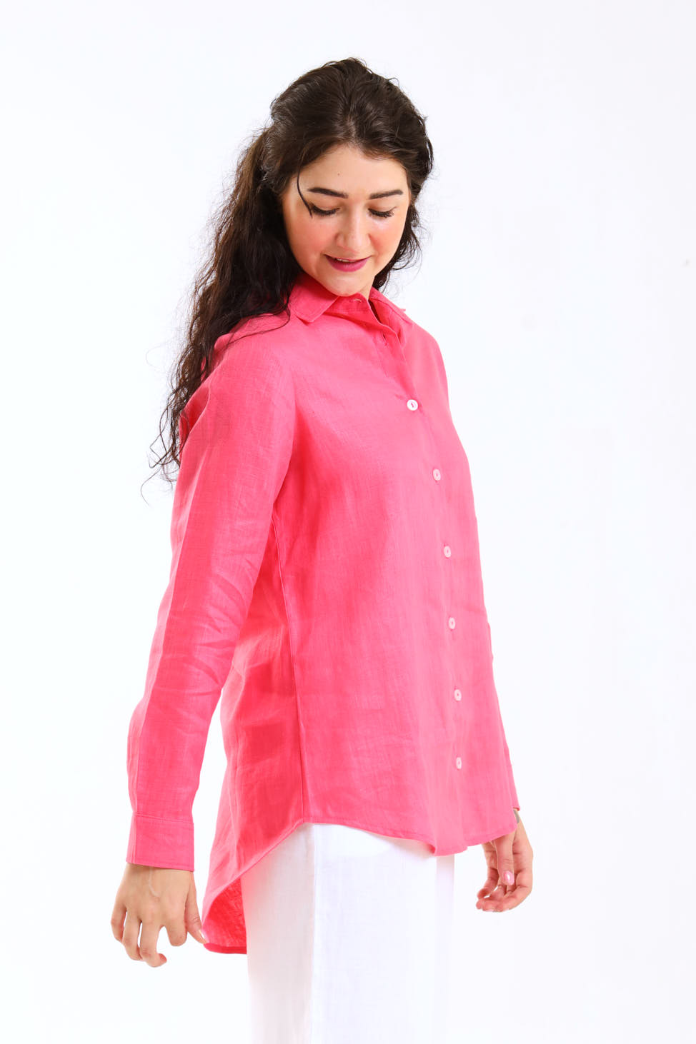 Classic Shirt- Coral