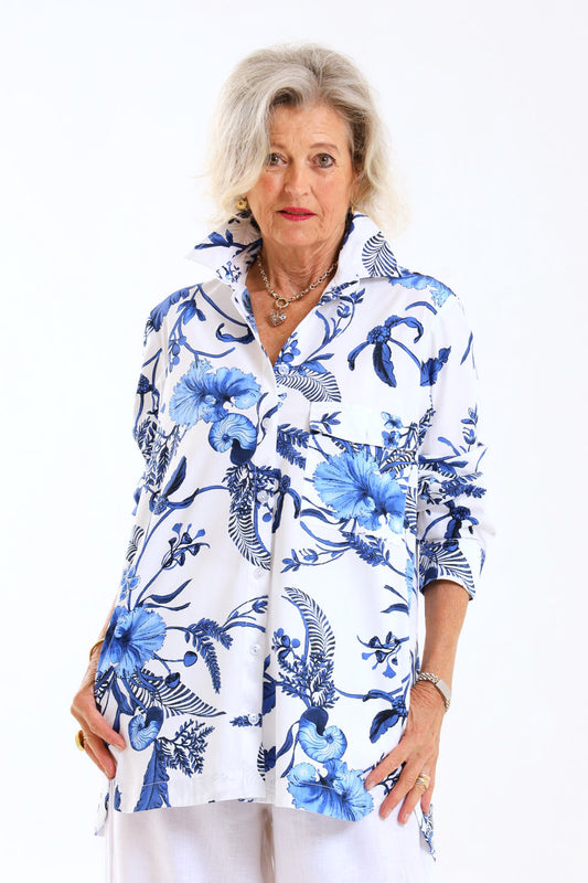 Syringa Shirt- Marine