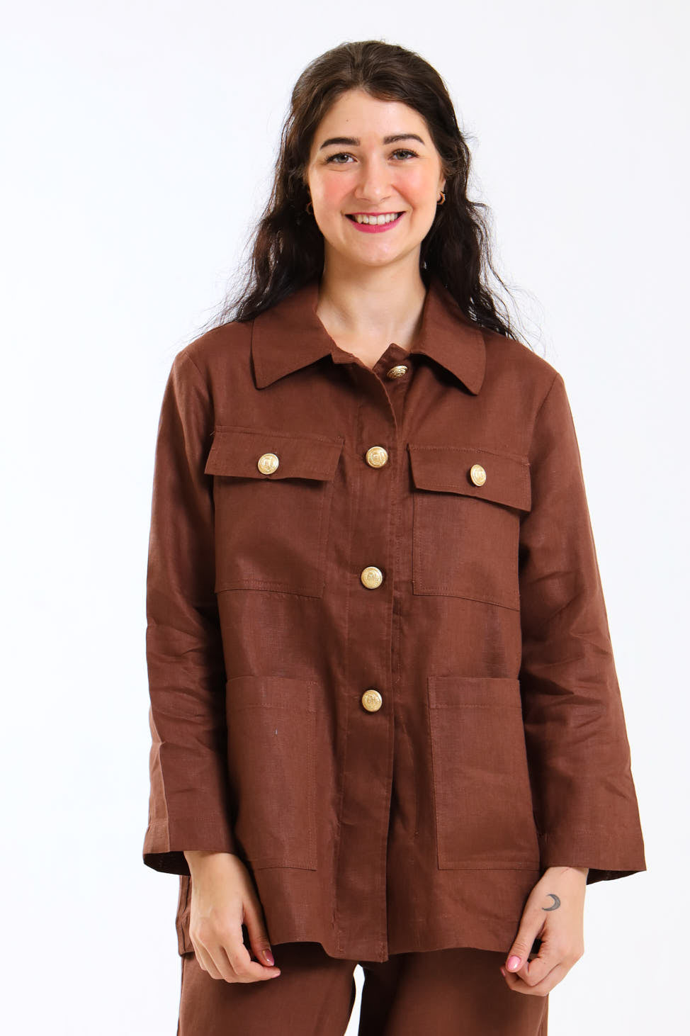 Jacaranda Jacket- Brown