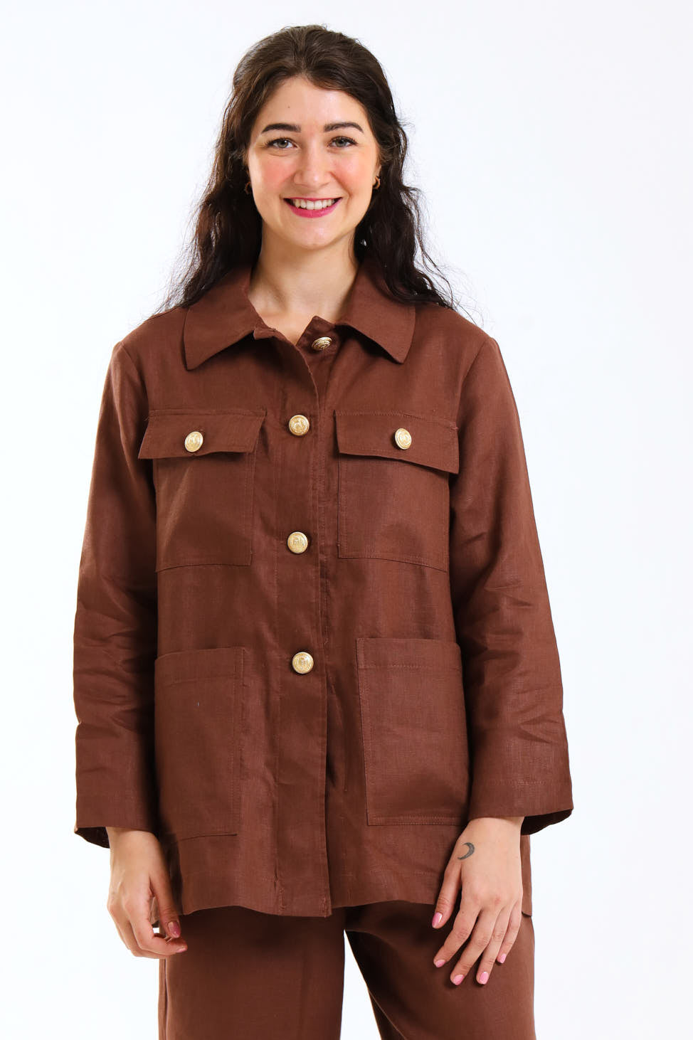 Jacaranda Jacket- Brown