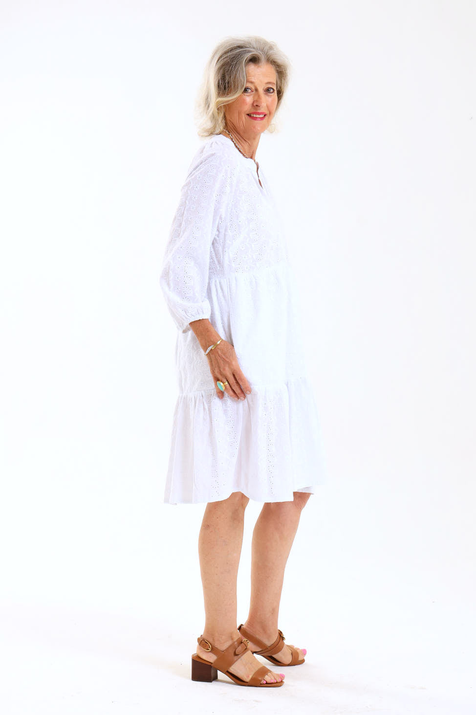 Poppy Dress (short) - White