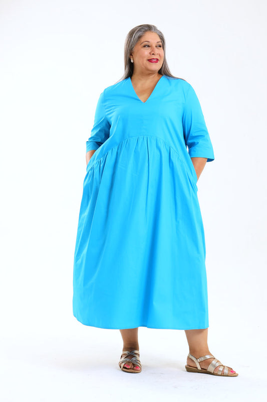 Lala Dress- Turquoise