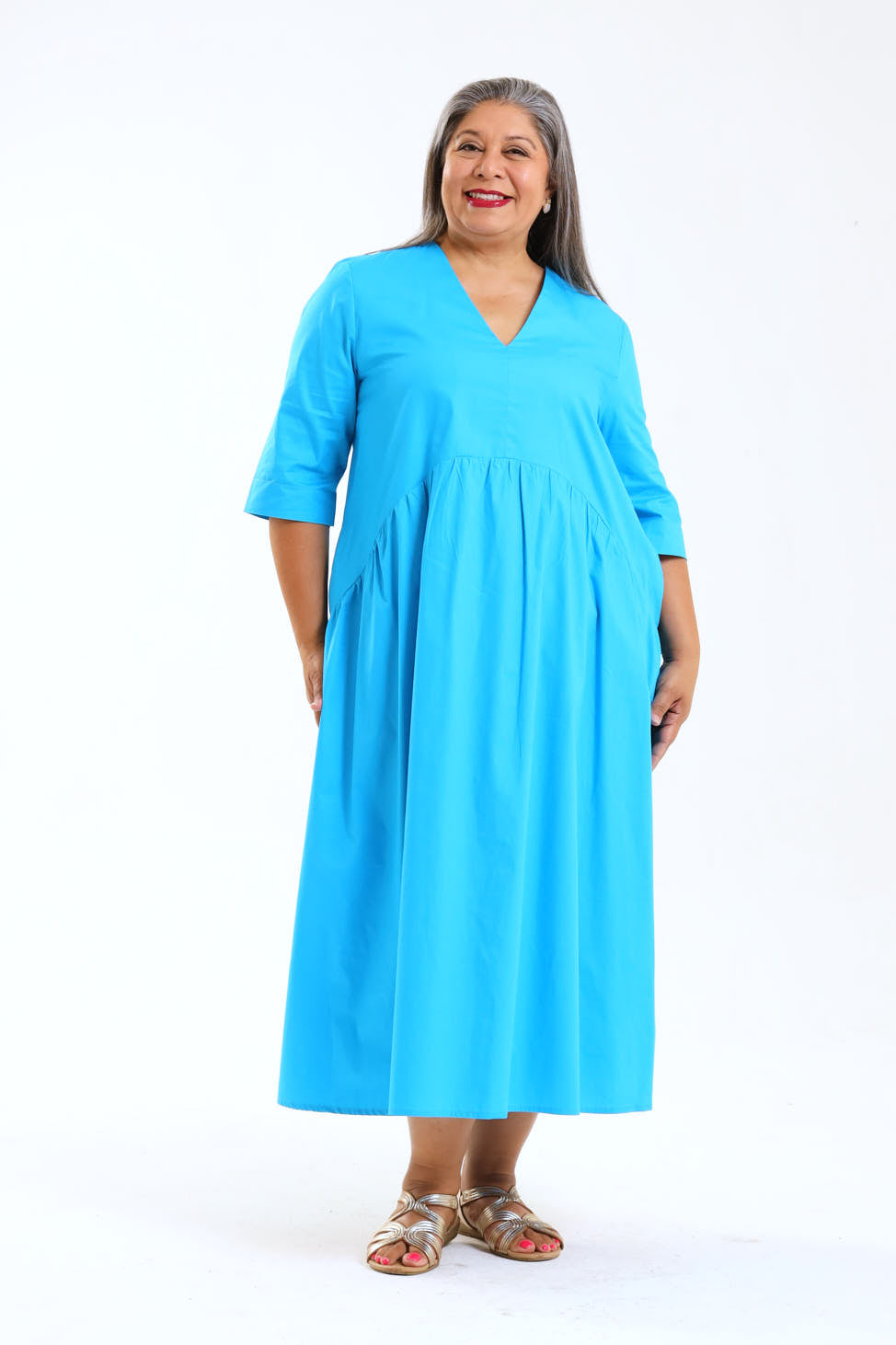 Lala Dress- Turquoise