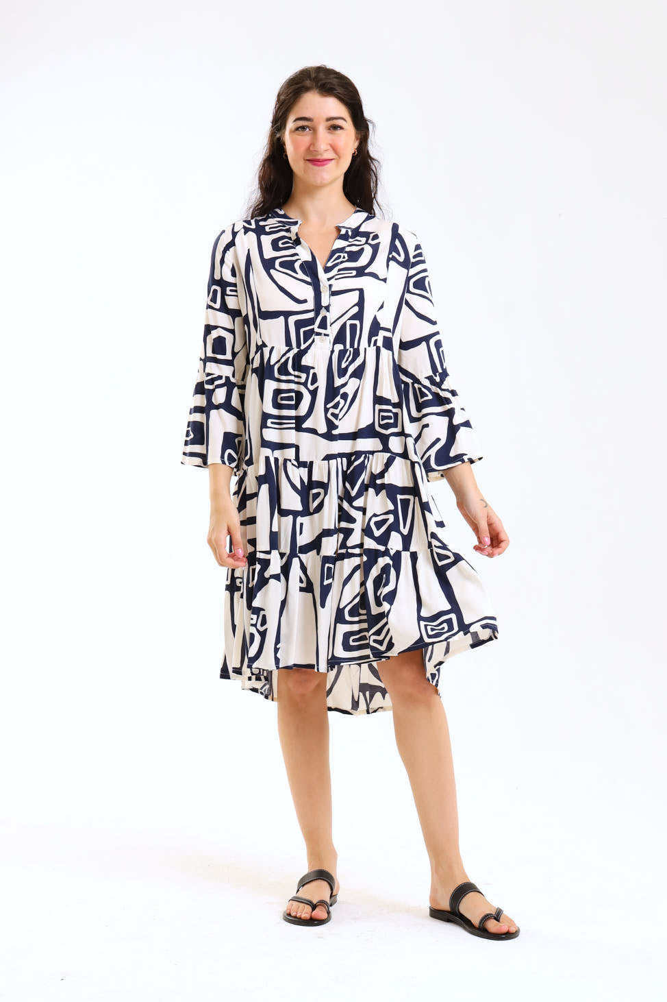 Dandelion Dress- Navy