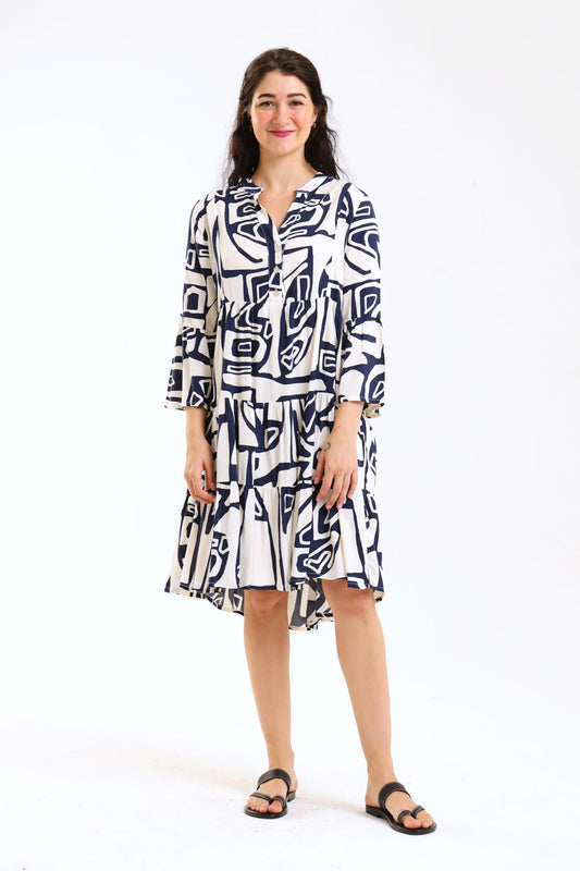 Dandelion Dress- Navy