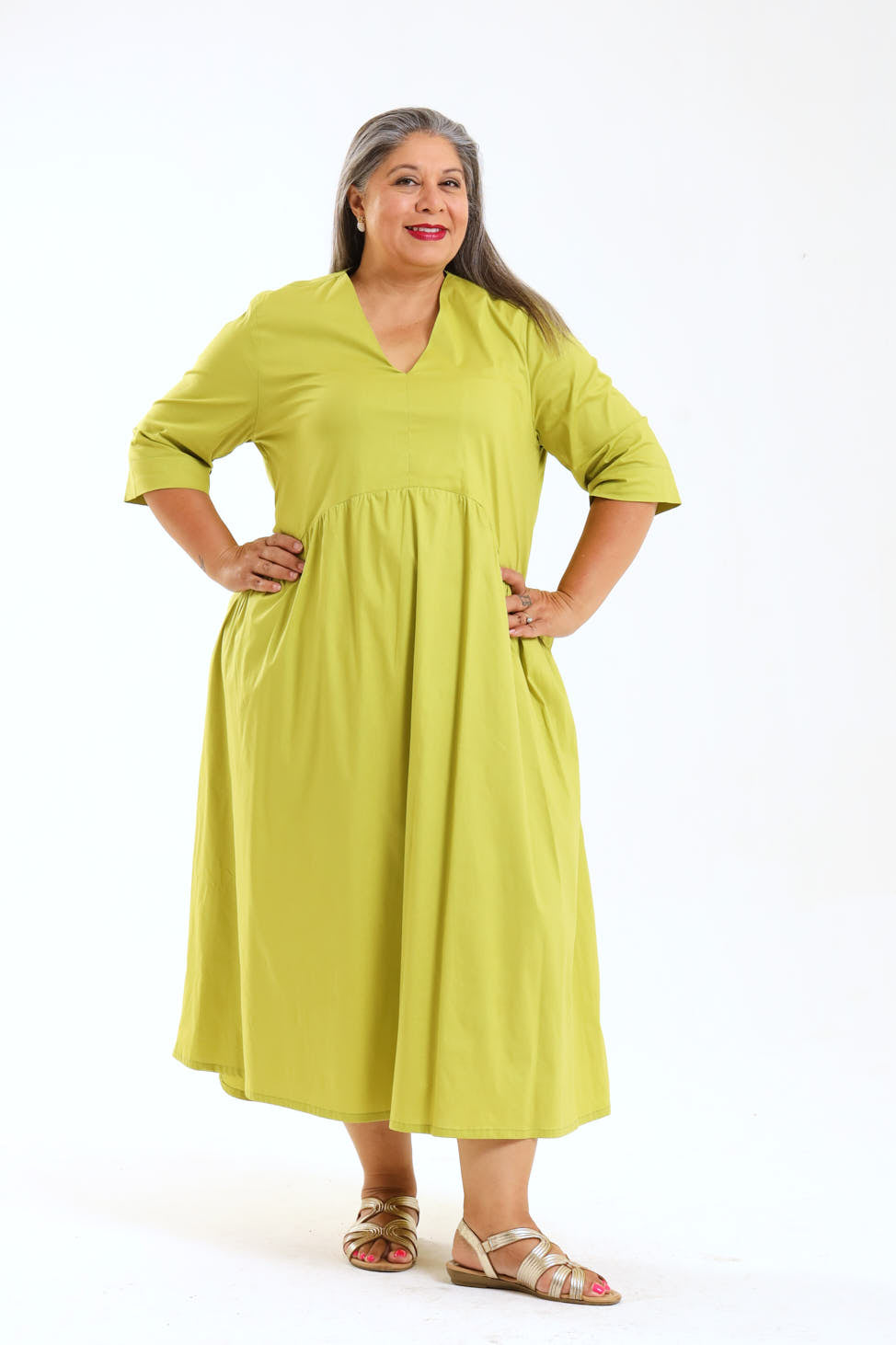Lala Dress- Lime
