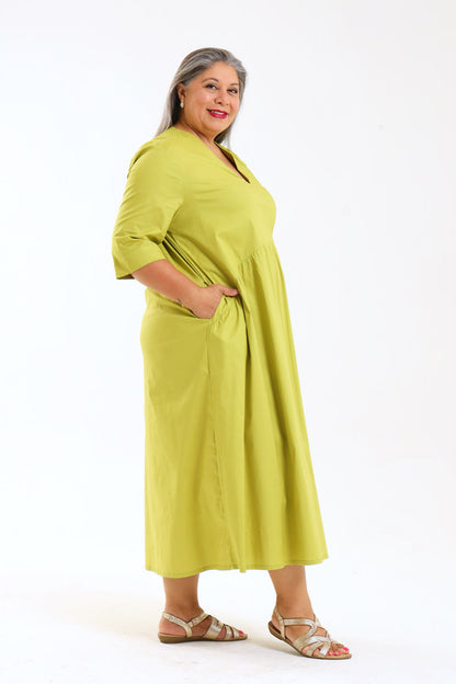 Lala Dress- Lime