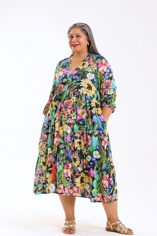 Poppy Dress- Jungle