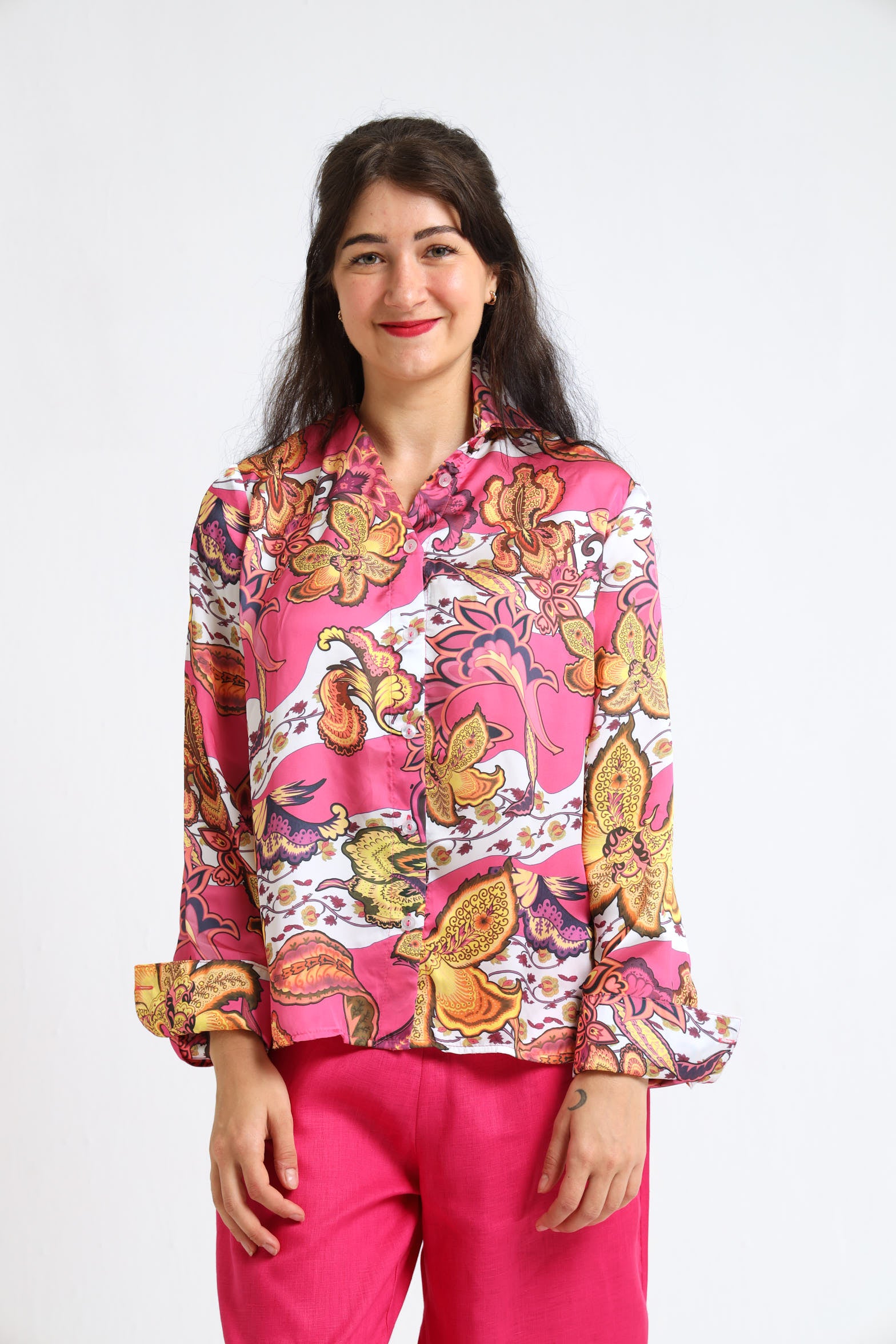 Sage Shirt- Pink
