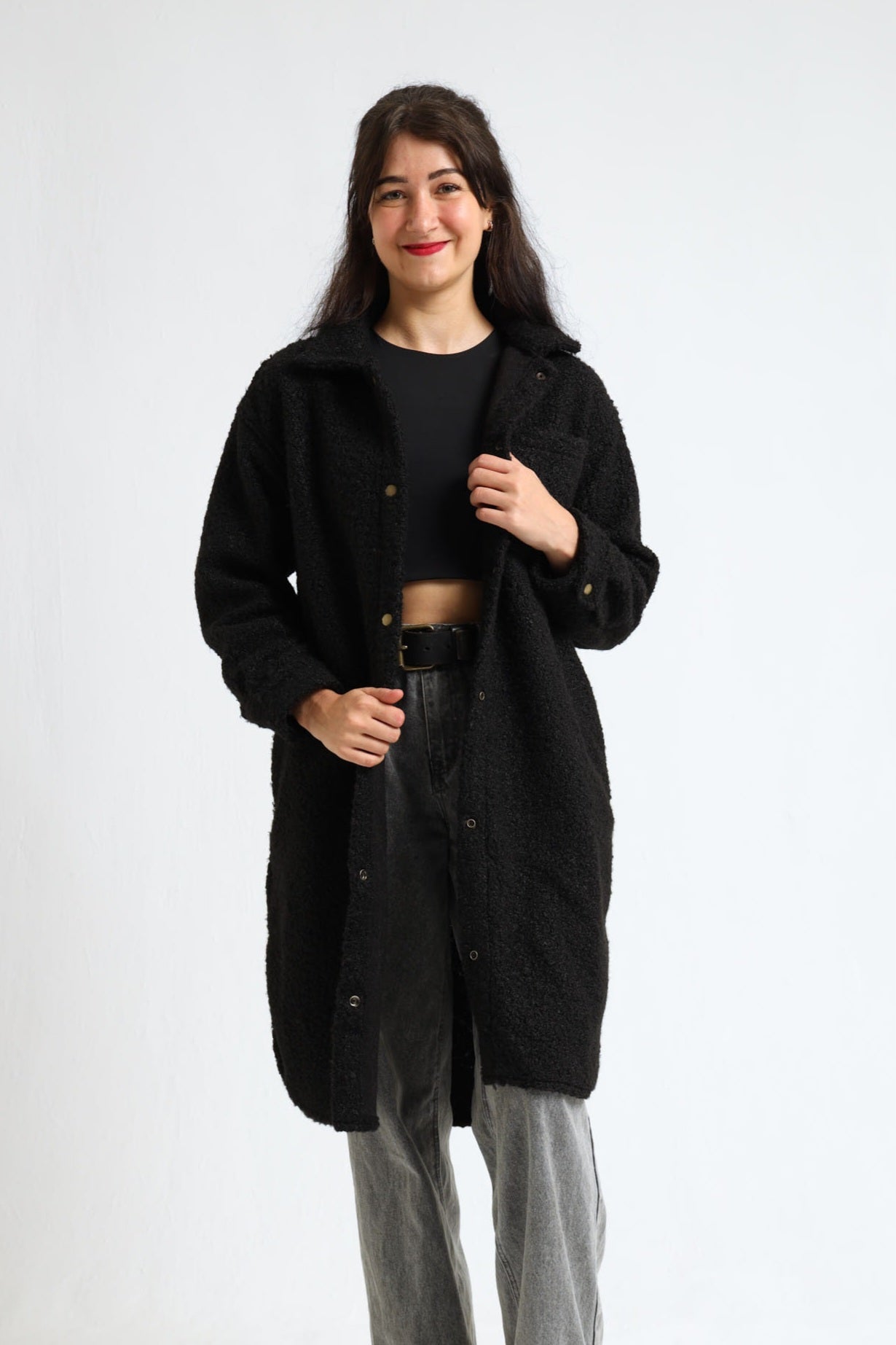 Chamomile Coat- Black