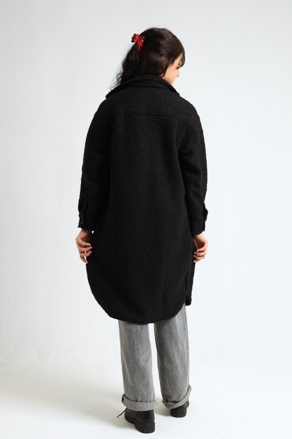 Chamomile Coat- Black