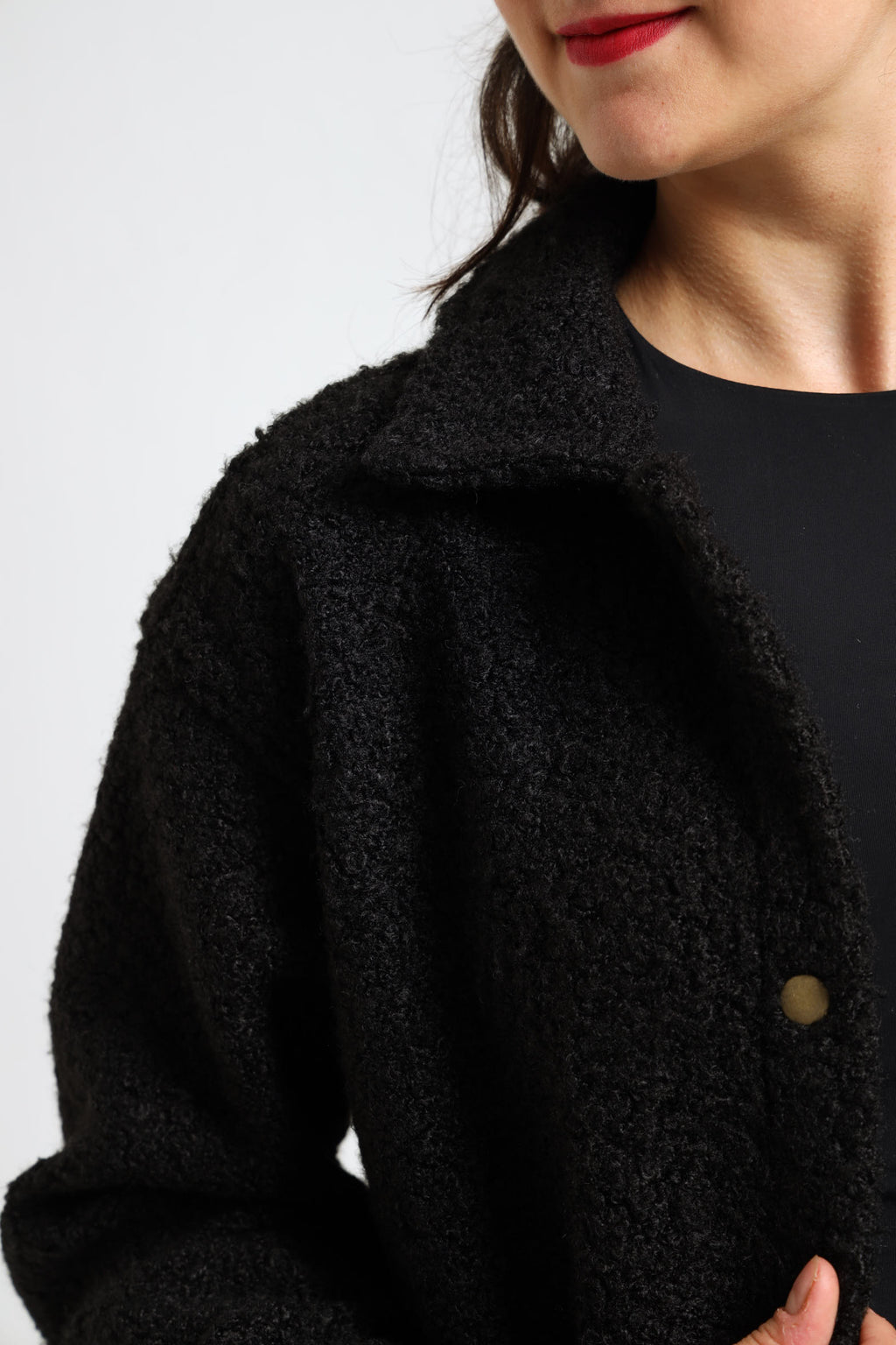Chamomile Coat- Black