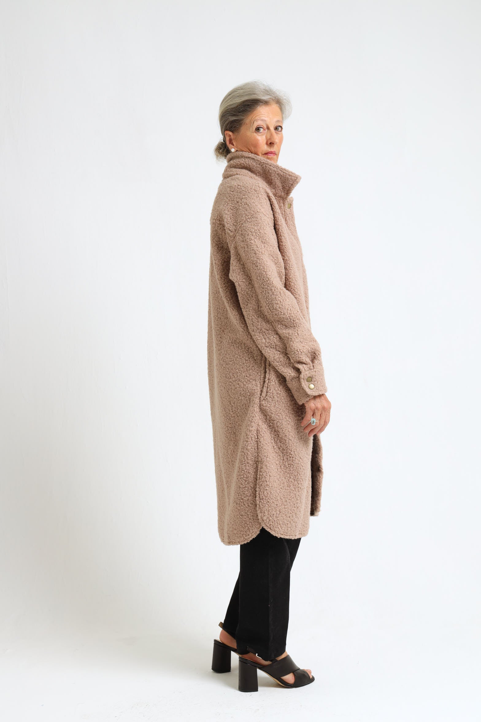 Chamomile Coat- Cafe