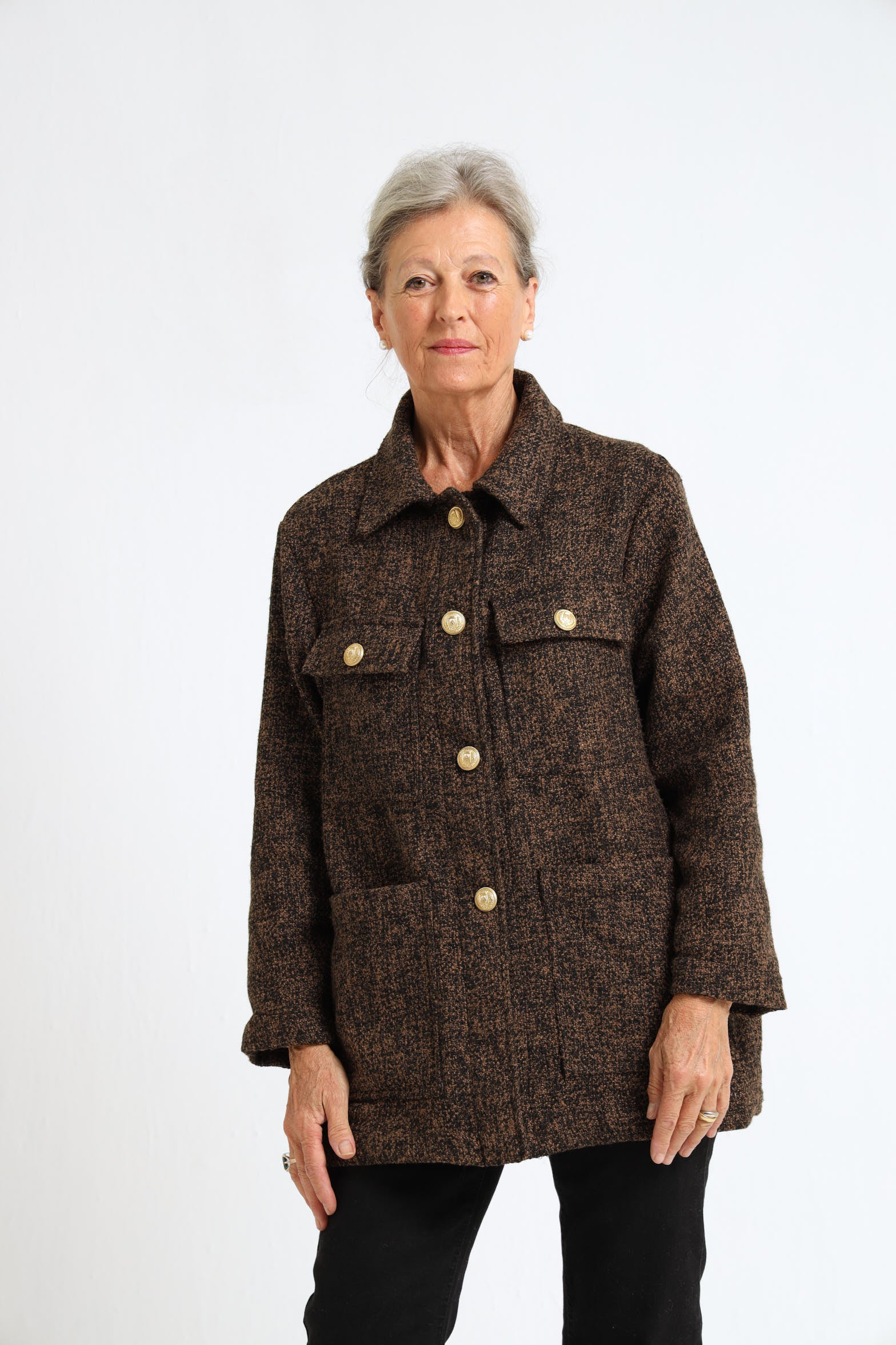 Dahlia Jacket- Brown
